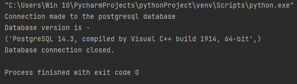 Connect to PostgreSQL Database Using Python