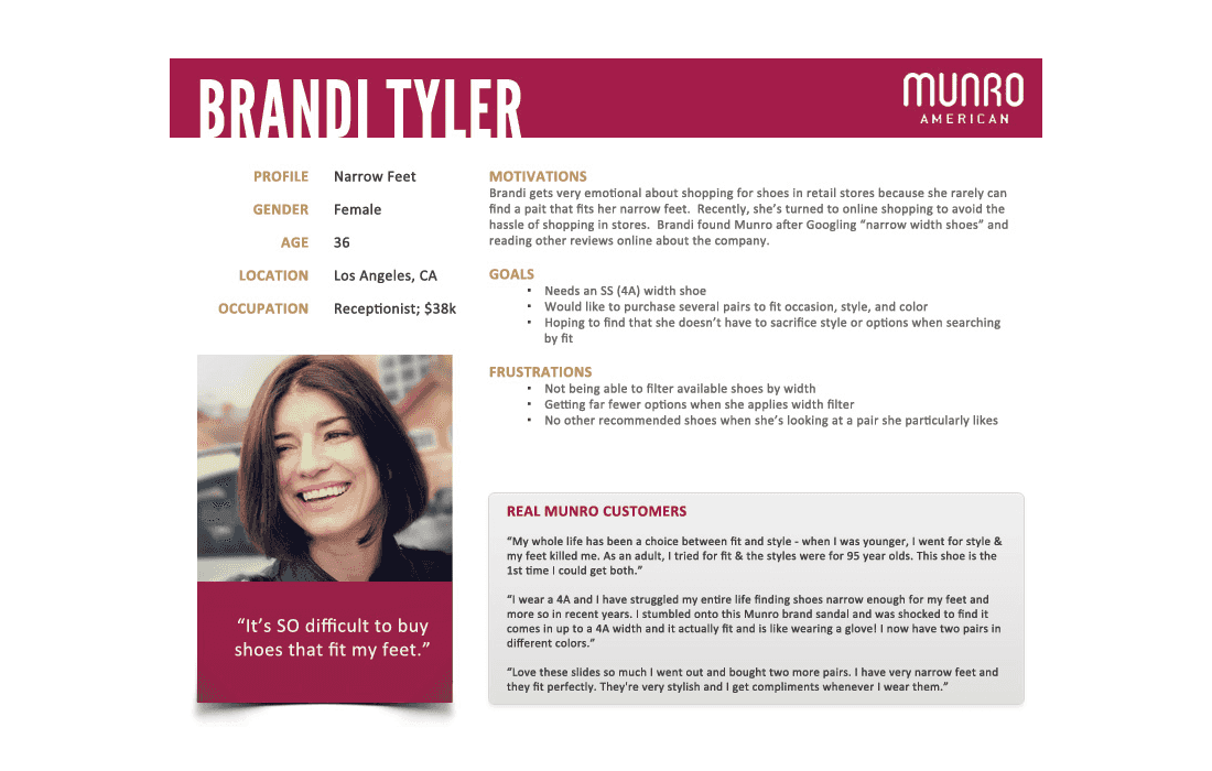 Brandi Tyler - buyer person