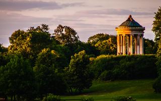 Scenic view of Munich's English Garden