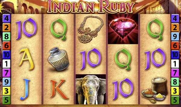 Merkur Slot Indian Ruby Themenwelt