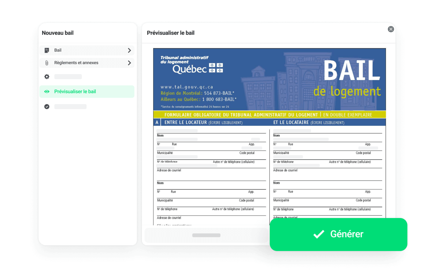 Bail électronique | Bloc Solutions