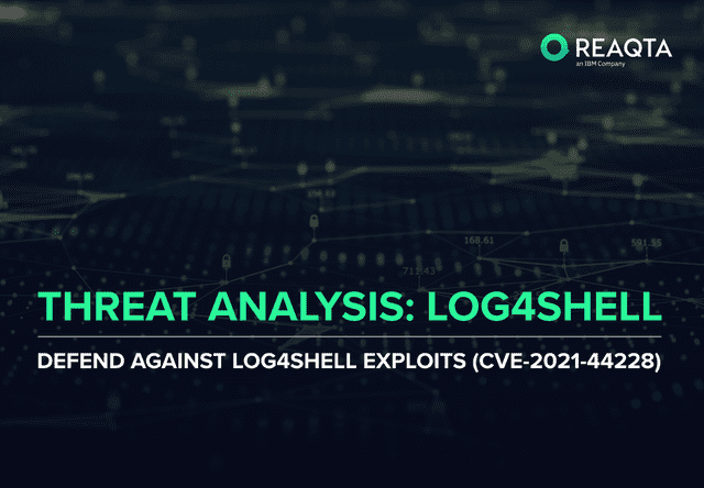 Defend against Log4Shell exploits (CVE-2021-44228) with ReaQta-Hive