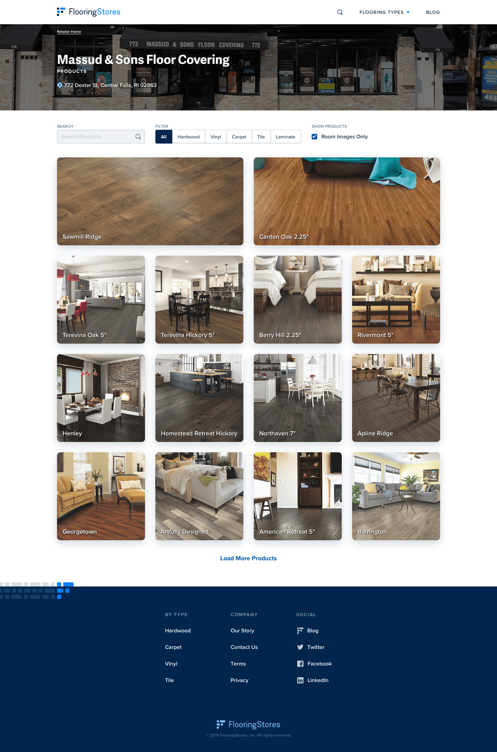 FlooringStores - Retailer Page