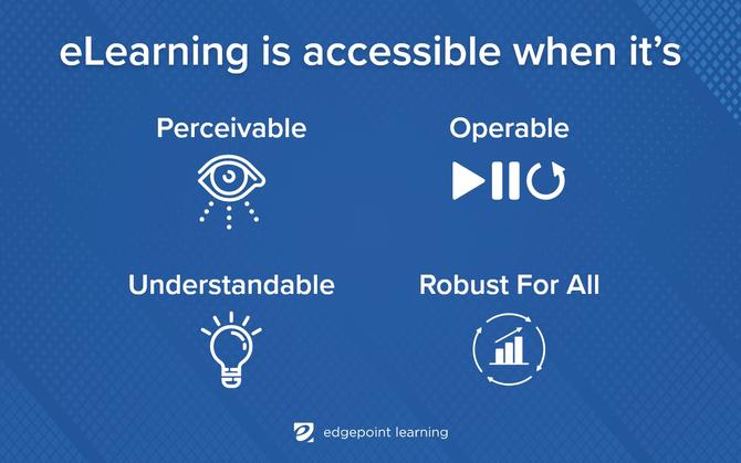 How To Achieve Accessibility In Elearning 4 Principles Edgepoint Learning