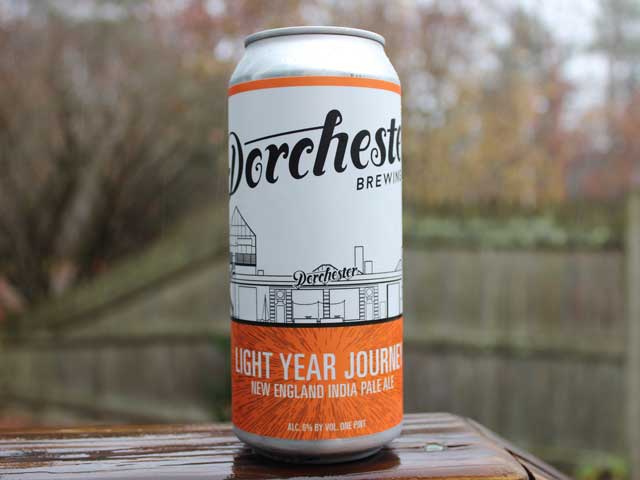Light Year Journey, an IPA from Dorchester Brewing Company