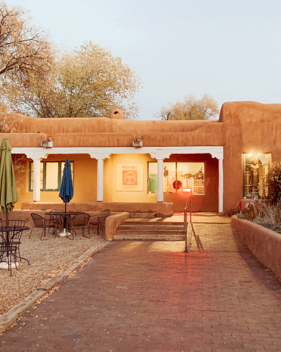 Donabe Exterior. Taos, NM