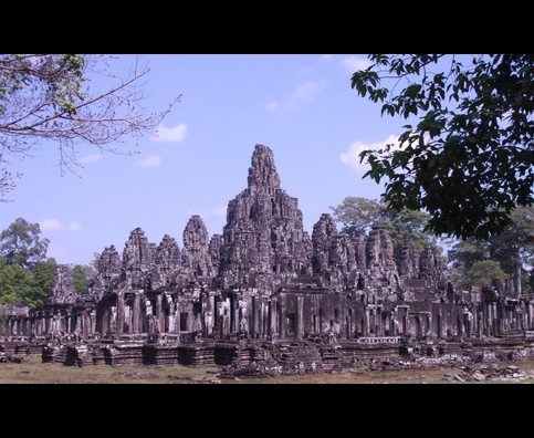 Cambodia Bayon Faces 13