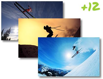 Skiing theme pack