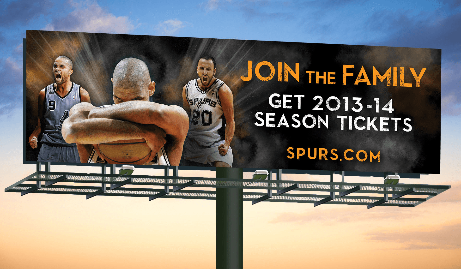 Spurs Family Billboard