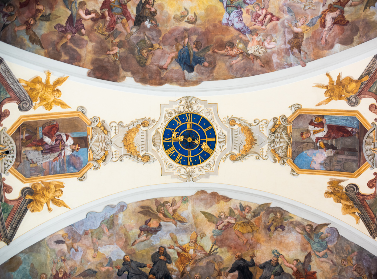 ceiling fresco in the monastery