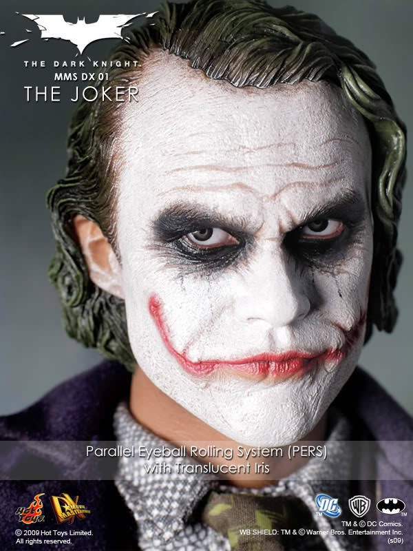 Hot Toys The Dark Knight DX01 The Joker 1/6th Scale Collectible Figure ...