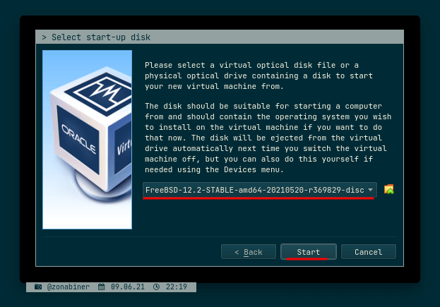 Choose Start-up Disk Choose Start-up Disk
