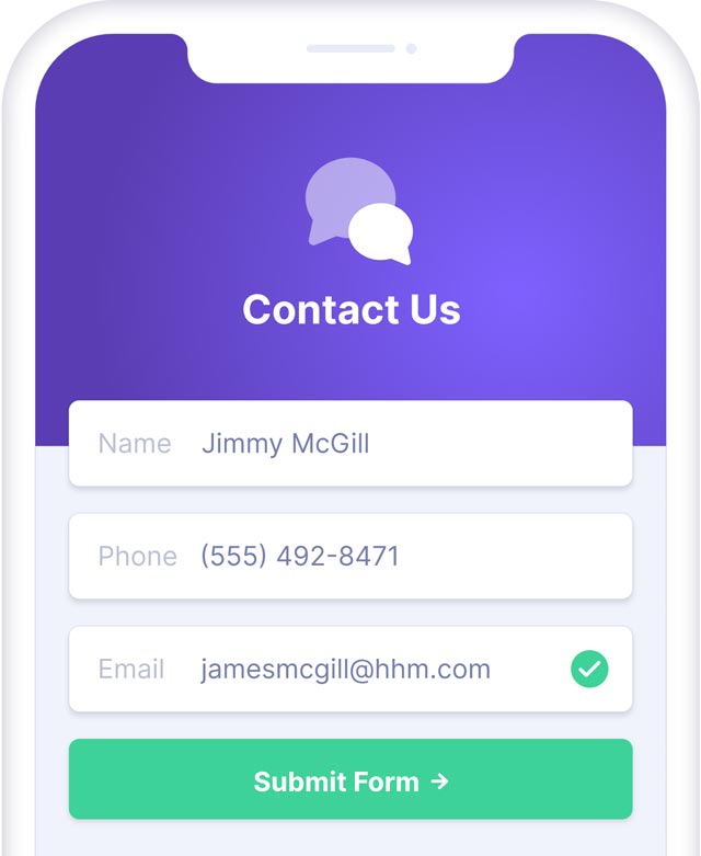 Emailable widget