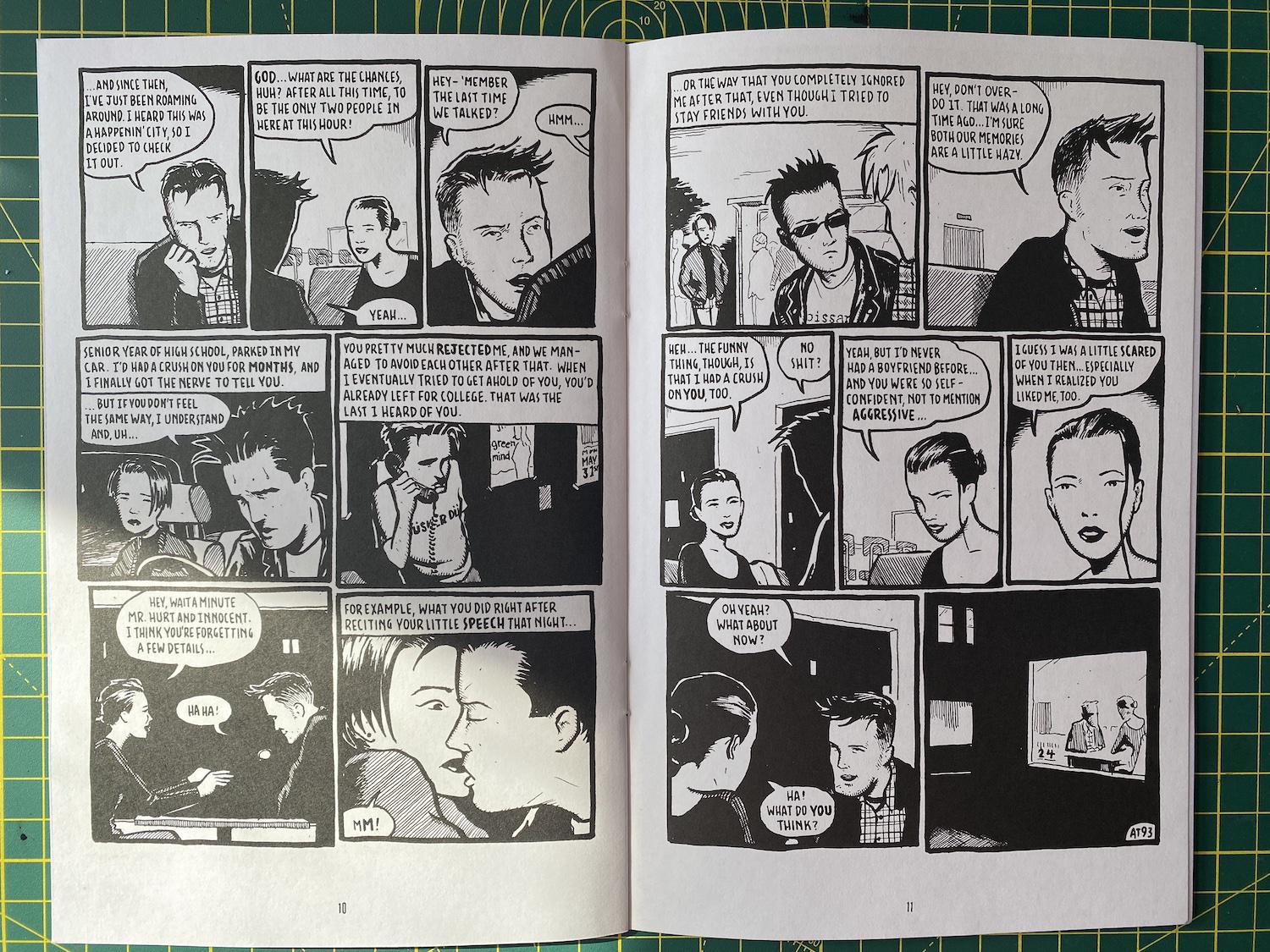 A page from Optic Nerve by Adrian Tomine