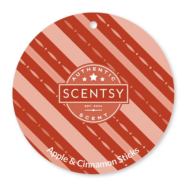 Scentsy Apple & Cinnamon Sticks Scent Circle Home Fragrance Biz