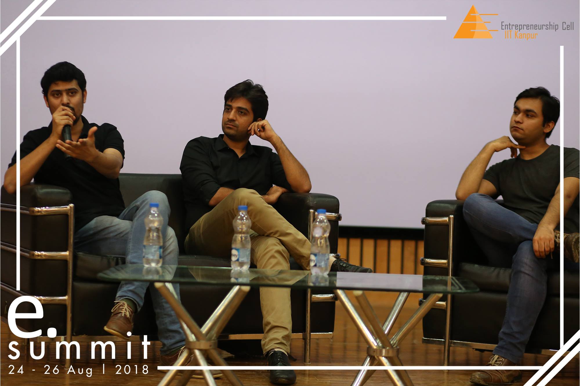 Panel discussion with three speakers