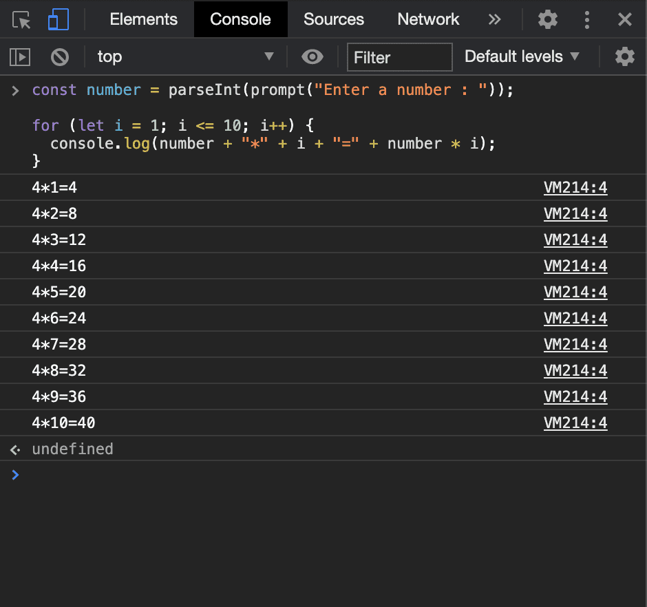 How To Print A Multiplication Table In HTML CSS And JavaScript 