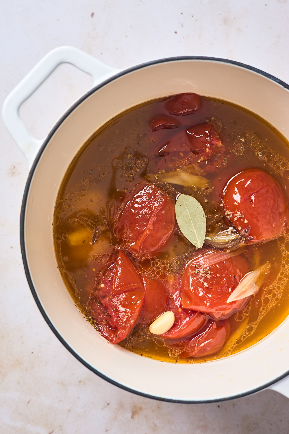 Easy Roasted Tomato Basil Soup