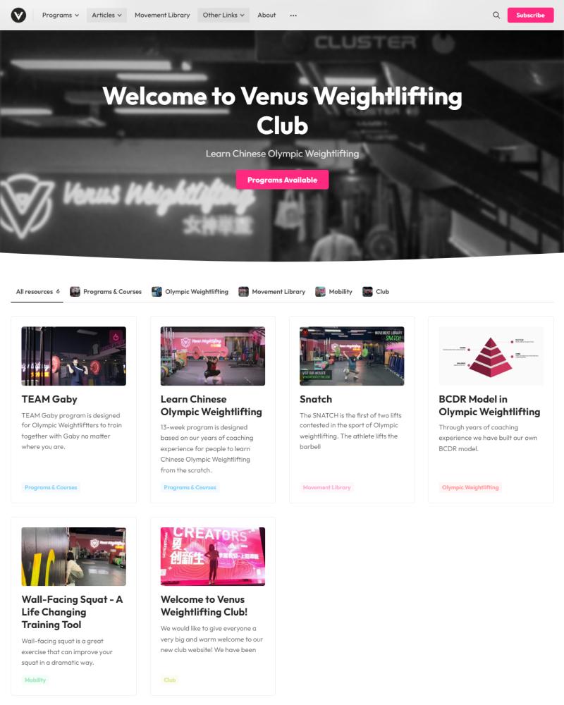 Venus Weightlifting Club