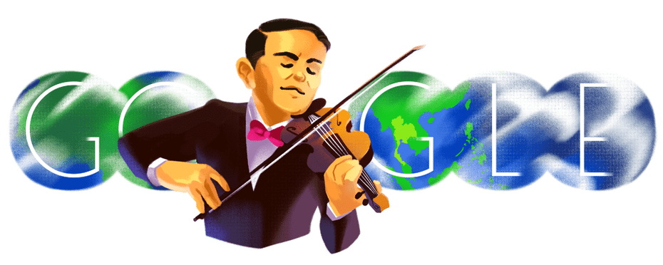 Google Doodle zum 108en Geburtstag von Eua Sunthornsanan