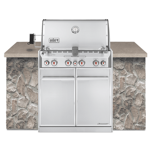 BBQ Weber Série Summit S-460 Encastrable Acier inoxydable