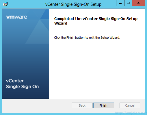 vCenter Single Sign-On Installation 11