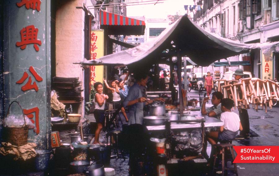 street hawkers in the past