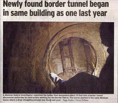 Newly found border tunnel began in same building as one last year
