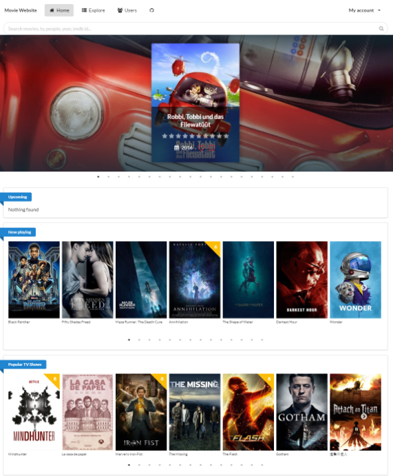 Home page