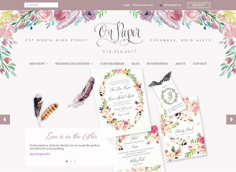 On Paper website screenshot