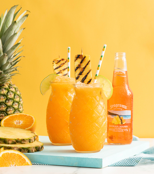 Bahama Mama Boozy Slush Recipe Image