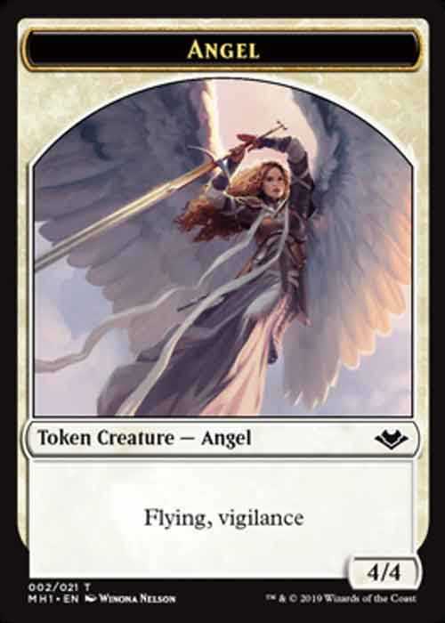 4/4 White Angel Creature Token | MTG.onl Tokens