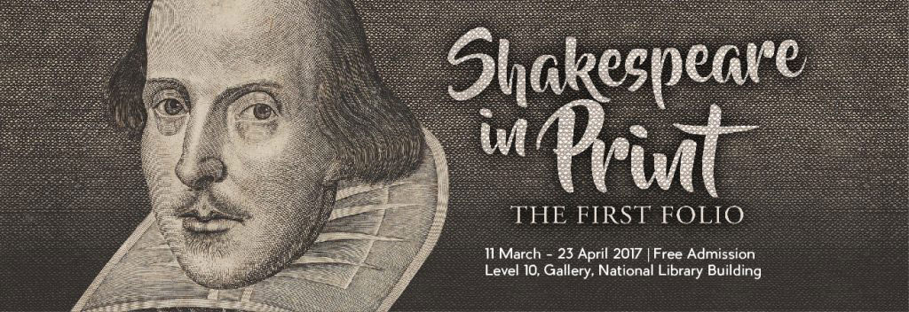A title card labelled Shakespeare in Print