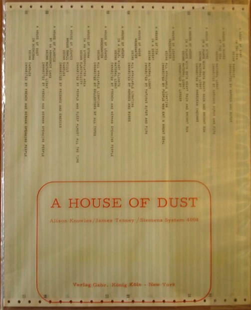 A House of Dust, Alison Knowles and James Tenney (1967)