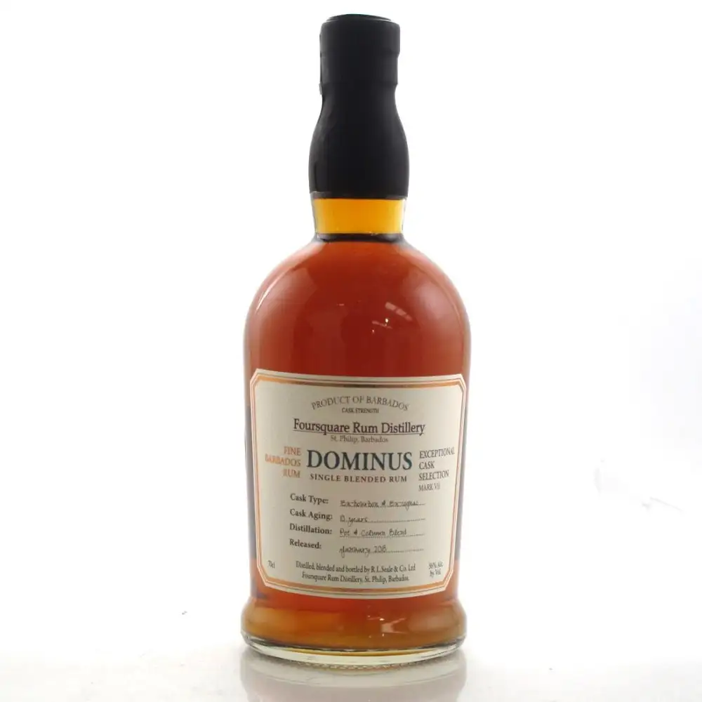 Image of the front of the bottle of the rum Exceptional Cask Selection VII Dominus