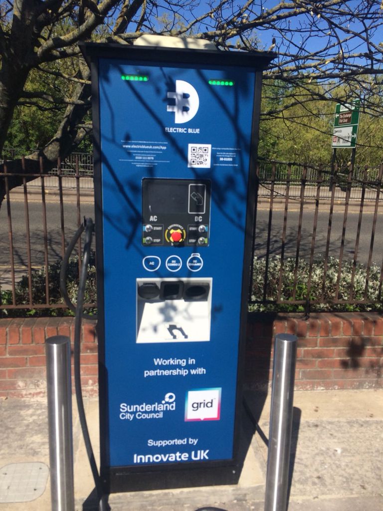 Electric Blue Paying station