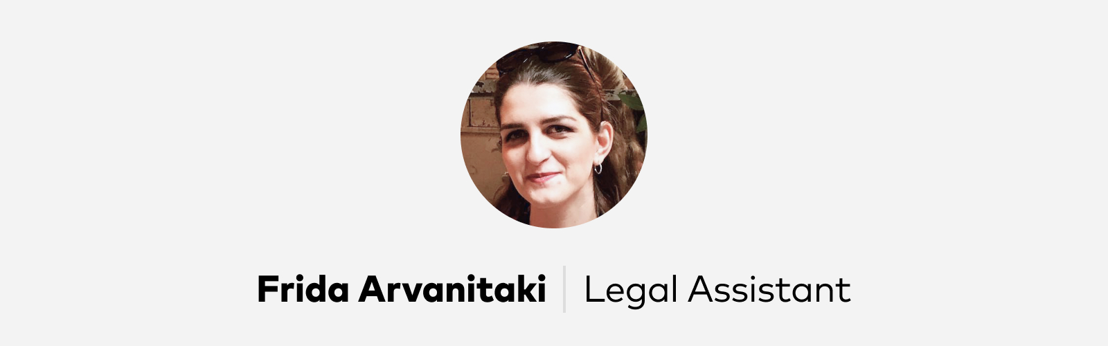 Frida Arvanitaki Legal Assistant at Pitch