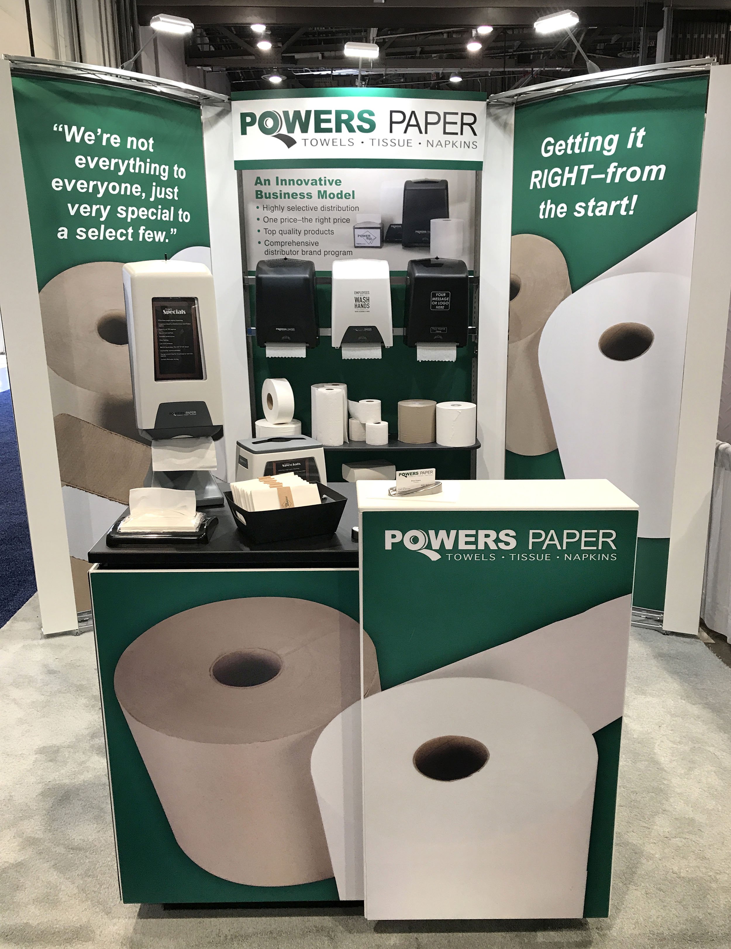 Powers Paper Booth Art