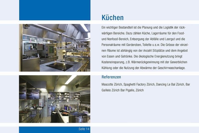 Business-Broschüre Küchen