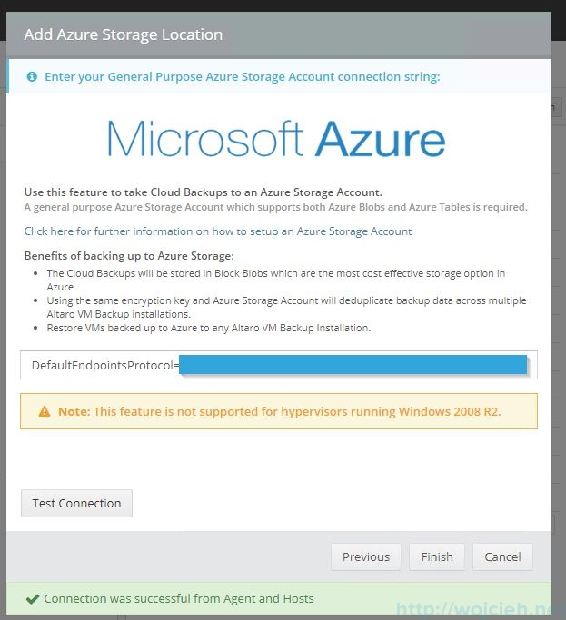 Send VMware backups to the cloud - Altaro Offsite Copies to an Azure Cloud Storage - 7
