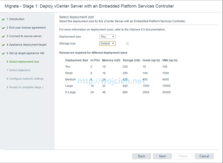 Migration of vCenter Server 6.x to vCenter Server 6.5 - 11