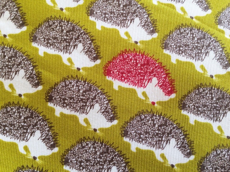 Hedgehog fabric