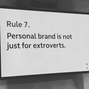Rules to brand by #personalbrand #introverts #brandstrategy