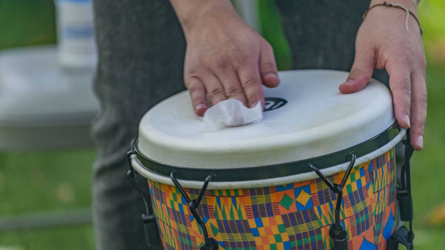Note-ables Music Therapy Services received a grant to purchase special instruments that can be sanitized and used in the hospital.