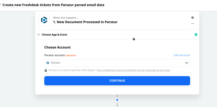 Connect your Parseur account