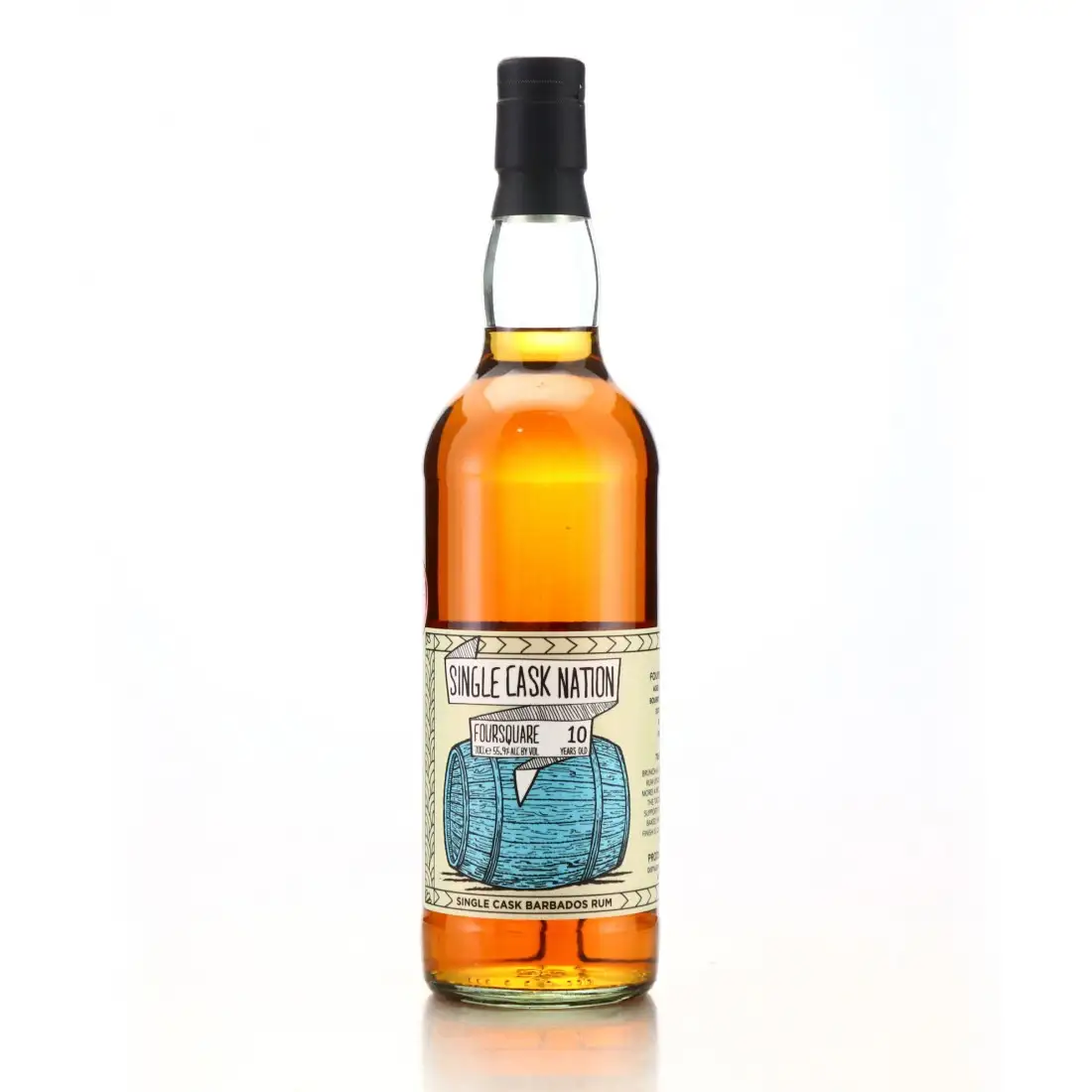 Image of the front of the bottle of the rum Barbados Rum