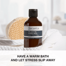 HAVE A WARM BATH AND LET STRESS SLIP AWAY