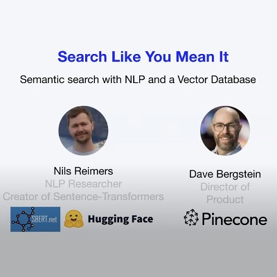 Webinar: Semantic Search with NLP and a Vector Database