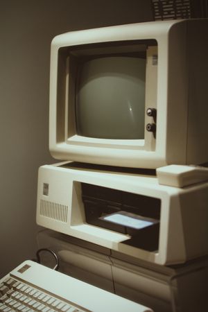 IBM PC from the 1980s