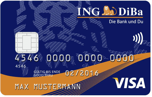 ING DiBa Studentenkonto - Kreditkarte
